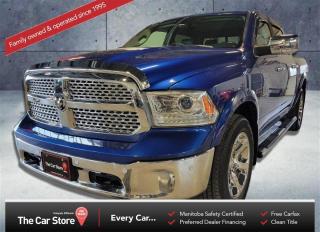 Used 2018 RAM 1500 Laramie 4x4 Crew Cab Box NO ACCIDENT LOADED DIESEL for sale in Winnipeg, MB