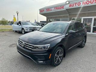 <div>Used | SUV | 2018 | Volkswagen | Tiguan | Highline | AWD | Navigation</div><div> </div><div>2018 VOLKSWAGEN TIGUAN HIGHLINE 4MOTION WITH 111540 KMS, 7 PASSENGERS, NAVIGATION, 360 BACKUP CAMERA, PANAROMIC ROOF, HEATED STEERING WHEEL, PUSH BUTTON START, BLIND SPOT DETECTION, HEATED SEATS, LEATHER SEATS, CD/RADIO, AC, POWER WINDOWS, LOCKS, SEATS, FENDER SOUND SYSTEM, DRIVE MODES, PARKING SENSORS, APPLE CARPLAY/ANDRIOD AUTO AND MORE!</div>