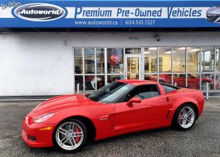 <p>Come check out this Local One Owner Accident Free 2006 Chevrolet Corvette Z06. This vehicle is packed with performance and power. With the 7.0L engine, this vehicle will make sure every ride, is a thrill ride. Along with the Preferred Equipment Group, this vehicle also has a variety of features including a Navigation System and Bose Speaker System. This is something you do not want to miss out on!</p><p> </p><p>The 2006 Chevrolet Corvette Z06 Coupe has tons of features including...</p><p> </p><p>Memory Package</p><p>Heads Up Display</p><p>Polished Wheels</p><p>Memory Seats</p><p>Navigation System</p><p>Bose Premium Speaker System</p><p>Leather Seats</p><p>Power Driver Seat</p><p>Engine Block Heater</p><p>Heated Seats</p><p>6-Speed Manual</p><p>Satellite Radio</p><p>Tire Pressure Monitor System</p><p>Leather Steering Wheel</p><p>Heated Mirrors</p><p>And so much more!!</p><p> </p><p>$995.00 Doc Fee</p><p> </p><p> </p><p>Please Contact Dealer For Warranty Details*** Extended Warranty Available.</p><p> </p><p>For More Details Visit http://Autoworld.ca/</p><p> </p><p>Contact @Autoworld 604-510-7227</p><p> </p><p>19987 Fraser Highway</p><p> </p><p>Langley BC</p><p> </p><p>V3A 4E2</p><p> </p><p>Not The Car your Looking For? We Can Find You The Car You Want Using Our Professional Car Hunter Service!</p><p> </p><p>VSA Dealer # 31259</p>