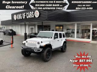 Used 2021 Jeep Wrangler Unlimited Sahara for sale in Langley, BC