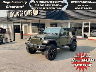 Used 2022 Jeep Wrangler Unlimited Willys for sale in Langley, BC