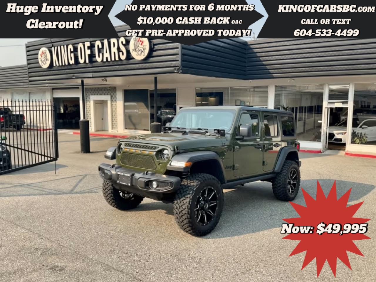 Used 2022 Jeep Wrangler Unlimited Willys for sale in Langley, BC