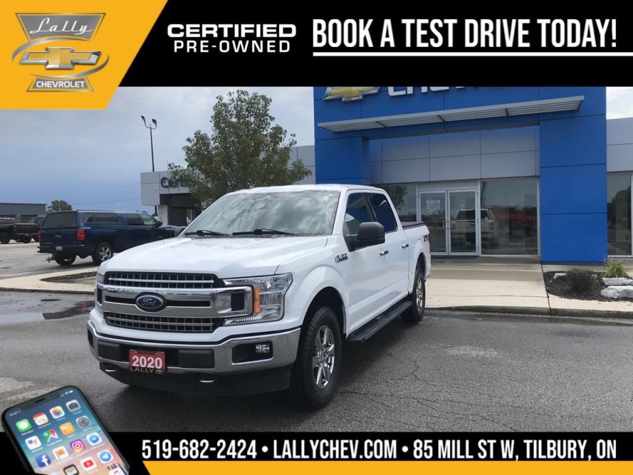 Used 2020 Ford F-150 XLT XL SUPERCREW , 4WD, 3.3L V6 for sale in Tilbury, ON