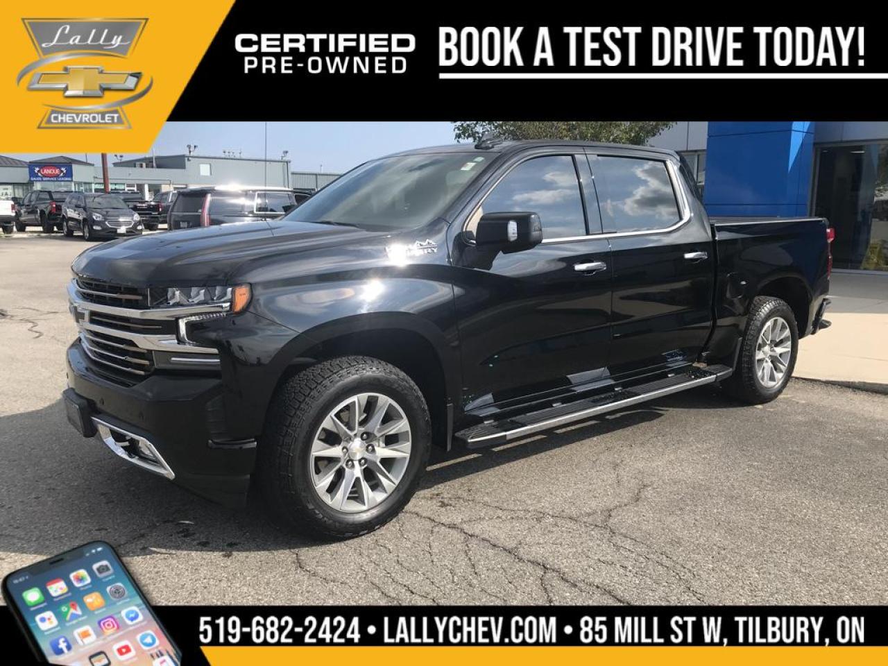 Used 2021 Chevrolet Silverado 1500 High Country HIGH COUNTRY, SPRAY BED LINER, BOSE SPEAKERS,  NAV for sale in Tilbury, ON