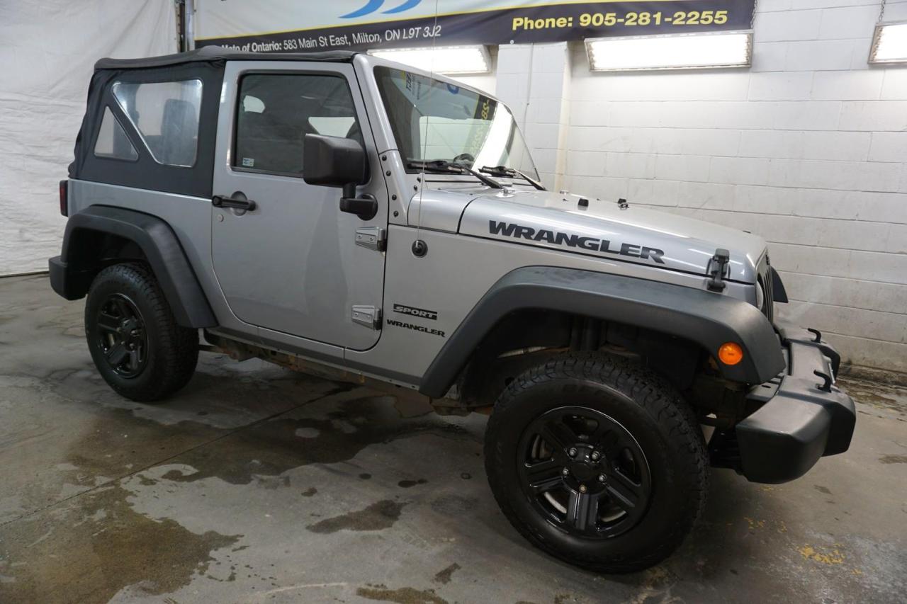 2015 Jeep Wrangler V6 SPORT 4WD *1 OWNER*ACCIDENT FREE* BLUETOOTH CRUISE SOFT TOP