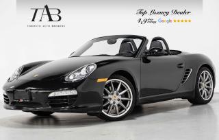 Used 2011 Porsche Boxster ROADSTER | ACCIDENT FREE | BOSE | 6-SPEED | 19 IN for sale in Vaughan, ON