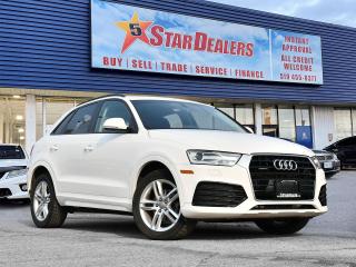 Used 2018 Audi Q3 NAV LEATHER PANO ROOF MINT! WE FINANCE ALL CREDIT! for sale in London, ON
