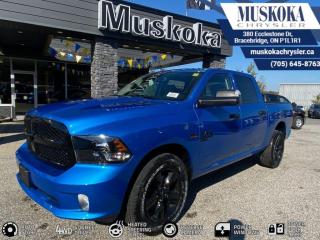 This Ram 1500 Classic Express, with a Regular Unleaded V-8 5.7 L/345 engine, features a 8-Speed Automatic w/OD transmission, and generates 20 highway/15 city L/100km. Find this vehicle with only 32 kilometers!  Ram 1500 Classic Express Options: This Ram 1500 Classic Express offers a multitude of options. Technology options include: 1 LCD Monitor In The Front, AM/FM/Satellite-Prep w/Seek-Scan, Clock, Voice Activation, Radio Data System and External Memory Control, GPS Antenna Input, Radio: Uconnect 3 w/5 Display, grated Voice Command w/Bluetooth.  Safety options include Variable Intermittent Wipers, 1 LCD Monitor In The Front, Power Door Locks, Airbag Occupancy Sensor, Curtain 1st And 2nd Row Airbags.  Visit Us: Find this Ram 1500 Classic Express at Muskoka Chrysler today. We are conveniently located at 380 Ecclestone Dr Bracebridge ON P1L1R1. Muskoka Chrysler has been serving our local community for over 40 years. We take pride in giving back to the community while providing the best customer service. We appreciate each and opportunity we have to serve you, not as a customer but as a friend