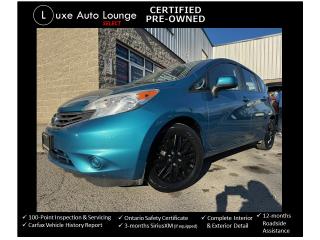 <p>Check out this inexpensive, fuel-efficient 4-cylinder hatchback! This Nissan Versa has it all, including: power group, keyless entry, air conditioning, bluetooth hands-free, heated seats, cruise control and more!</p><p><span style=color: #333333; font-family: Work Sans, sans-serif; font-size: 16px; white-space: pre-wrap; caret-color: #333333; background-color: #ffffff;>This vehicle comes Luxe certified select pre-owned, which includes: 100-point inspection & servicing, oil lube and filter change, Ontario safety certificate, Available Luxe Assurance Package, complete interior and exterior detailing, Carfax Verified vehicle history report, guaranteed one key (additional keys may be purchased at time of sale) and FREE 90-day SiriusXM satellite radio trial (on factory-equipped vehicles)!</span></p><p><span style=color: #333333; font-family: Work Sans, sans-serif; font-size: 16px; white-space: pre-wrap; caret-color: #333333; background-color: #ffffff;>Advertised price is finance purchase price of ONLY $111 with $1500 down over 48 months at 9.99% (cost of borrowing is $1415 per $10000 financed) OR cash purchase price of $9999 (both prices are plus HST and licensing). Call today and book your test drive appointment!</span></p>