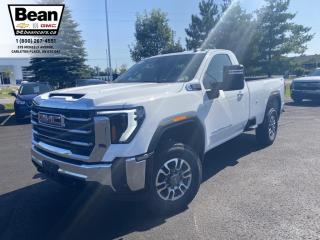 <h2><span style=color:#2ecc71><span style=font-size:16px><strong>Check out this 2024 GMC Sierra 2500HD SLE 4x4 Regular Cab 8ft Box</strong></span></span></h2>

<p><span style=font-size:14px>Powered by a 6.6L V8 engine with up to401hp & up to 464 lb-ft of torque.</span></p>

<p><span style=font-size:14px><strong>Comfort & Convenience Features:</strong> includes remote start/entry, cruise control, HD rear view camera, hitch guidance & 18 machined aluminum wheels with dark grey metallic accents.</span></p>

<p><span style=font-size:14px><strong>Infotainment Tech & Audio: </strong>includesGMC premium infotainment system with 13.4 diagonal colour touchscreen display with Google built-in & wiredAndroid Auto and Apple CarPlay capability.</span></p>

<p><strong><span style=font-size:14px>This truck also comes equipped with the following packages...</span></strong></p>

<p><span style=font-size:14px><strong>SLE Convenience Package:</strong> 20-Volt Instrument Panel Power Outlet 400 watts shared with (KC9) bed mounted power outlet. 120-Volt Bed Mounted Power Outlet 400 watts shared with (KI4) instrument panel mounted power outlet. A/C w/Dual-Zone Automatic Climate Control 10-Way Power Driver Seat Adjuster w/Lumbar Manual Tilt-Wheel/Telescoping Steering Column LED Fog Lamps LED Smoked Amber Roof Marker Lamps</span></p>

<p><span style=font-size:14px><strong>Remote Start Package:</strong> Remote Vehicle Starter System Unauthorized Entry Theft-Deterrent System Electric Rear-Window Defogger</span></p>

<p><span style=font-size:14px><strong>Snow Plow Prep/Camper Package:</strong> Includes increased front GAWR on heavy duty models, pass through dash grommet hole and roof emergency light provisions. Contact GM upfitter integration at www.gmupfitter.com for plow installation details and assistance. Skid Plates Protect the oil pan, front axle and transfer case</span></p>

<p><span style=font-size:14px><strong>X31 Off-Road Package:</strong> Includes twin-tube Rancho shocks and X31 hard badge. Hill Descent Control Off-Road Suspension Includestwin-tube shocks. Tires: LT265/70R17E AT BW Includes LT265/70R17E all terrain black wall spare tire</span></p>

<h2><strong><span style=color:#2ecc71><span style=font-size:16px>Come test drive this truck today!</span></span></strong></h2>

<h2><strong><span style=color:#2ecc71><span style=font-size:16px>613-257-2432</span></span></strong></h2>