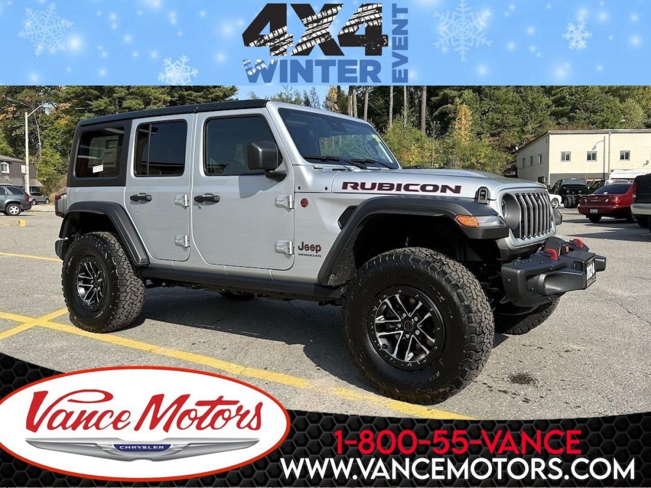 New 2024 Jeep Wrangler Rubicon 4x4...V6*DUAL TOP*XTREME 35