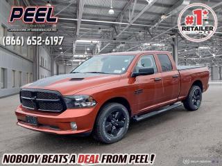 90 Days No Payment is subject to approval and stipulations of lenders. O.A.C. 2023 RAM 1500 Classic are subject to an additional $349 finance charge to take part in this program.  Terms and Conditions Apply. See Peel Chrysler In Store for detailsWe are the #1 FCA/Stellantis Retailer in the Nation! NOBODY BEATS A DEAL FROM PEEL and we prove it everyday with our low prices! Come see one of the largest selections of inventory anywhere! DO NOT BUY until you come to us! Go ahead, shop around and you will see that NOBODY BEATS A DEAL FROM PEEL!!! All advertised prices are for cash sale only. Optional Finance and Lease terms are available. A Loan Processing Fee of $499 may apply to facilitate selected Finance or Lease options. If opting to trade an encumbered vehicle towards a purchase and require Peel Chrysler to facilitate a lien payout on your behalf, a Lien Payout Fee of $299 may apply. Contact us for details. These prices are web specials for online shoppers. Please mention this ad when contacting us. We thank you for your interest and look forward to saving you money. Prices are subject to change, prior sales excluded. Our inventory changes daily and this vehicle may already be sold and require us to order a new one on your behalf or facilitate a dealer locate. Vehicle images may be illustrations based on vin decoding while actual pics are pending upload and may not represent exact model shown. Please call us at 866 652 6197 or see dealer for complete details to confirm model and options. Price/Payments plus taxes & license. Gas optional. If you want to save LOTS of MONEY on your next vehicle purchase, shop around and then contact us!!! Please note: Fleet purchases under select companies, leasing companies, dealers, rental companies and or Ontario/Provincial Limited & Incorporated companies may not qualify for these advertised prices as they include rebates that apply to personal ownership only. Pricing may be subject to an adjustment and require confirmation from FCA/Stellantis Canada. Please contact us for verification. All advertised prices are for cash sale only. Optional Finance and Lease terms are available. Contact us for more information and remember....NOBODY BEATS A DEAL FROM PEEL!!! Peel Chrysler in Mississauga Ontario serves and deliveres to buyers from all corners of Ontario and Canada including Mississauga, Toronto, Oakville, North York, Richmond Hill, Ajax, Hamilton, Niagara Falls, Brampton, Thornhill, Scarbourough, Vaughan, London, Windsor, Cambridge, Kitchener, Waterloo, Brantford, Sarnia, Pickering, Huntsville, Milton, Woodbridge, Maple, Aurora, Newmarket, Orangeville, Georgetown, Stoufville, Markham, North Bay, Sudbury, Barrie, Sault Ste. Marie, Parry Sound, Bracebridge, Cravenhurst, Oshawa, Ajax, Kingston, Innisfil  and surronding areas.