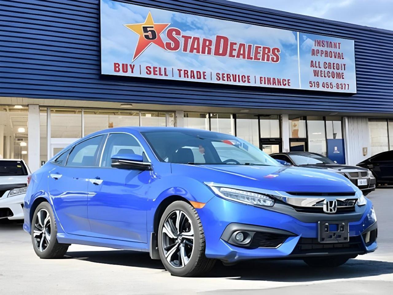 Used 2017 Honda Civic Sedan TOURING LEATHER NAV SUNROOF WE FINANCE ALL CREDIT! for sale in London, ON