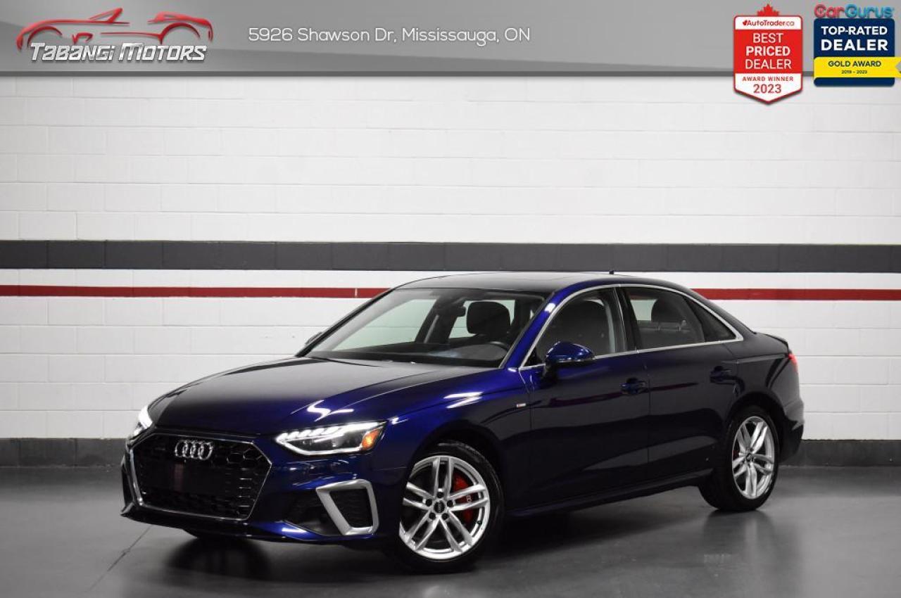 Used 2020 Audi A4 Sedan Technik   S-Line No Accident B&O 360Cam Sunroof Ambient Light for sale in Mississauga, ON
