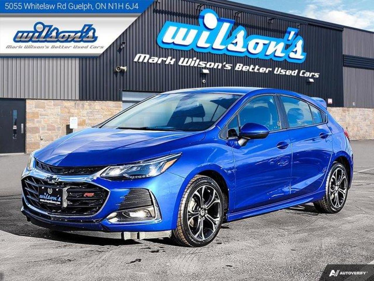Used 2019 Chevrolet Cruze LT RS Package, Heated Seats, Power Seat, Bluetooth, Rear Camera, Alloy Wheels & More! for sale in Guelph, ON