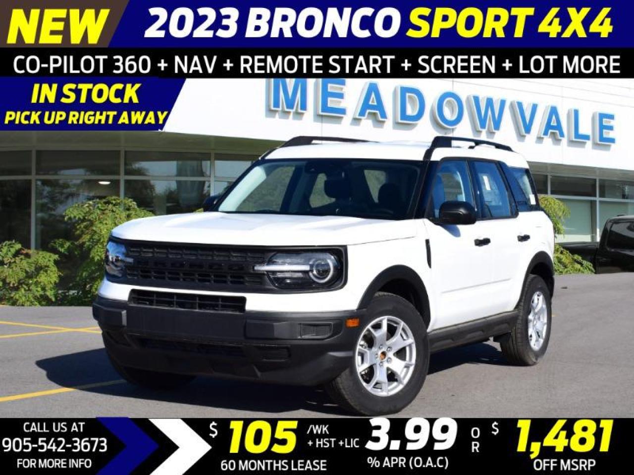 New 2023 Ford Bronco Sport Base for sale in Mississauga, ON