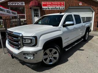 Used 2018 GMC Sierra 1500 SLT Crew 4x4 HTD/CLD Leather Bluetooth NAV DualA/C for sale in Bowmanville, ON