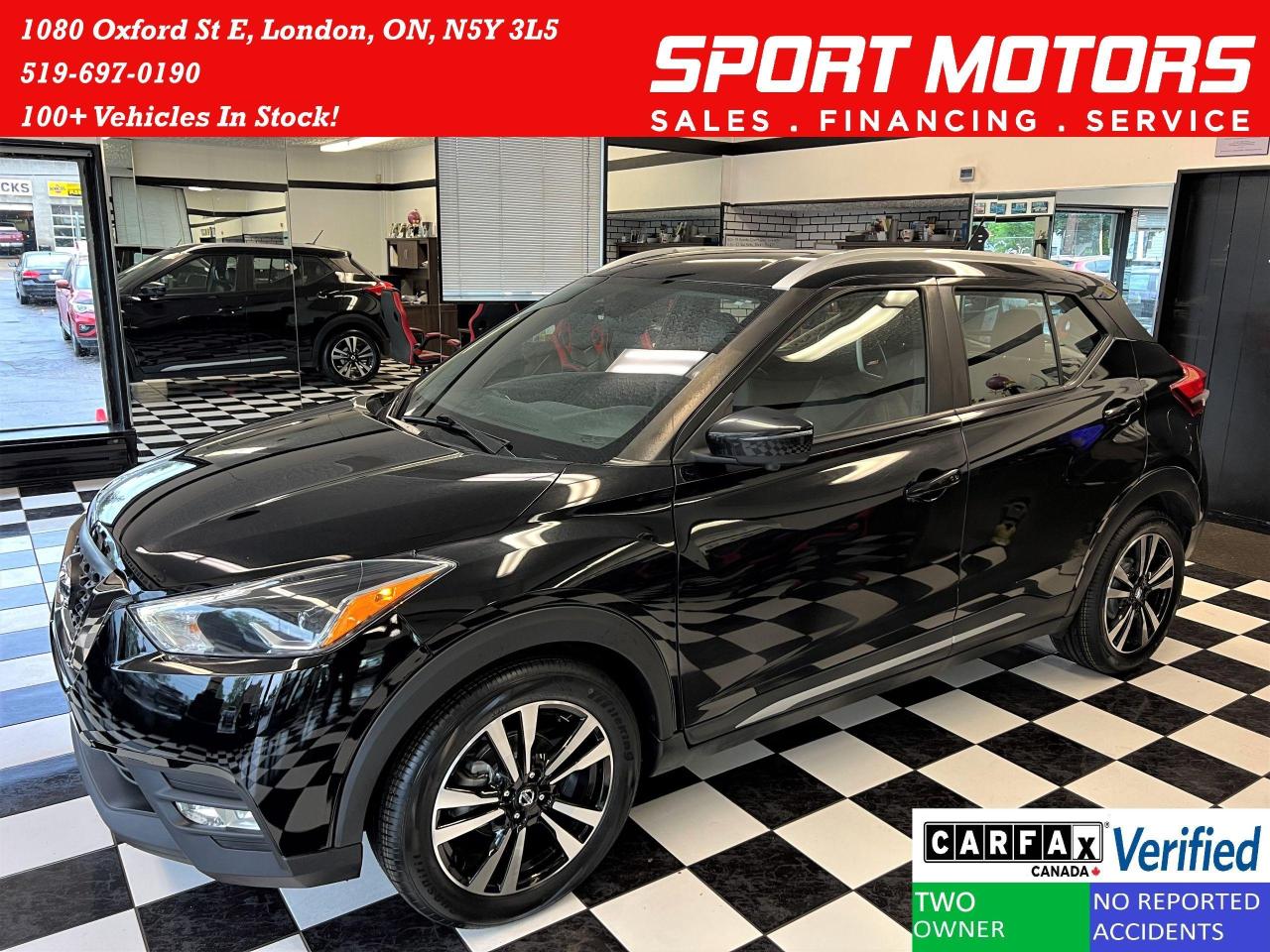 Used 2019 Nissan Kicks SR+Leather+ApplePlay+BlindSpot+CLEAN CARFAX for sale in London, ON