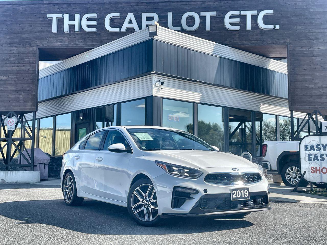 Used 2019 Kia Forte EX+ PREVIOUS DAILY RENTAL! APPLE CARPLAY/ANDROID AUTO, BACK UP CAM, HEATED SEATS/STEERING WHEEL, SUNROOF for sale in Sudbury, ON