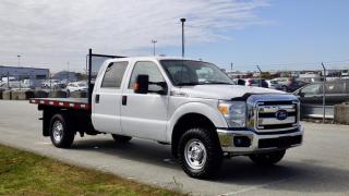 2016 Ford F-3508 Foot Flat Deck  4WD,  6.2L V8 OHV 16V engine, 8 cylinder, 4 door, automatic, 4WD, 4-Wheel ABS, cruise control, air conditioning, AM/FM radio, CD player,  fog lights, pedal height adjustment, bluetooth, power windows, power mirrors, white exterior, grey interior. Wheelbase 172 inches. width of the deck is 6.8 foot $24,760.00 plus $375 processing fee, $25,135.00 total payment obligation before taxes.  Listing report, warranty, contract commitment cancellation fee, financing available on approved credit (some limitations and exceptions may apply). All above specifications and information is considered to be accurate but is not guaranteed and no opinion or advice is given as to whether this item should be purchased. We do not allow test drives due to theft, fraud and acts of vandalism. Instead we provide the following benefits: Complimentary Warranty (with options to extend), Limited Money Back Satisfaction Guarantee on Fully Completed Contracts, Contract Commitment Cancellation, and an Open-Ended Sell-Back Option. Ask seller for details or call 604-522-REPO(7376) to confirm listing availability.