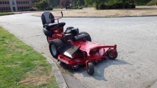 2014 Ferris Zero-Turn Gas Lawn Mower, automatic, red exterior, black interior, vinyl. $7,220.00 plus $375 processing fee, $7,595.00 total payment obligation before taxes.  Listing report, warranty, contract commitment cancellation fee, financing available on approved credit (some limitations and exceptions may apply). All above specifications and information is considered to be accurate but is not guaranteed and no opinion or advice is given as to whether this item should be purchased. We do not allow test drives due to theft, fraud and acts of vandalism. Instead we provide the following benefits: Complimentary Warranty (with options to extend), Limited Money Back Satisfaction Guarantee on Fully Completed Contracts, Contract Commitment Cancellation, and an Open-Ended Sell-Back Option. Ask seller for details or call 604-522-REPO(7376) to confirm listing availability.