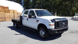 Used 2009 Ford F-350 SD Crew Cab 8 Foot Flat Deck 4WD for sale in Burnaby, BC
