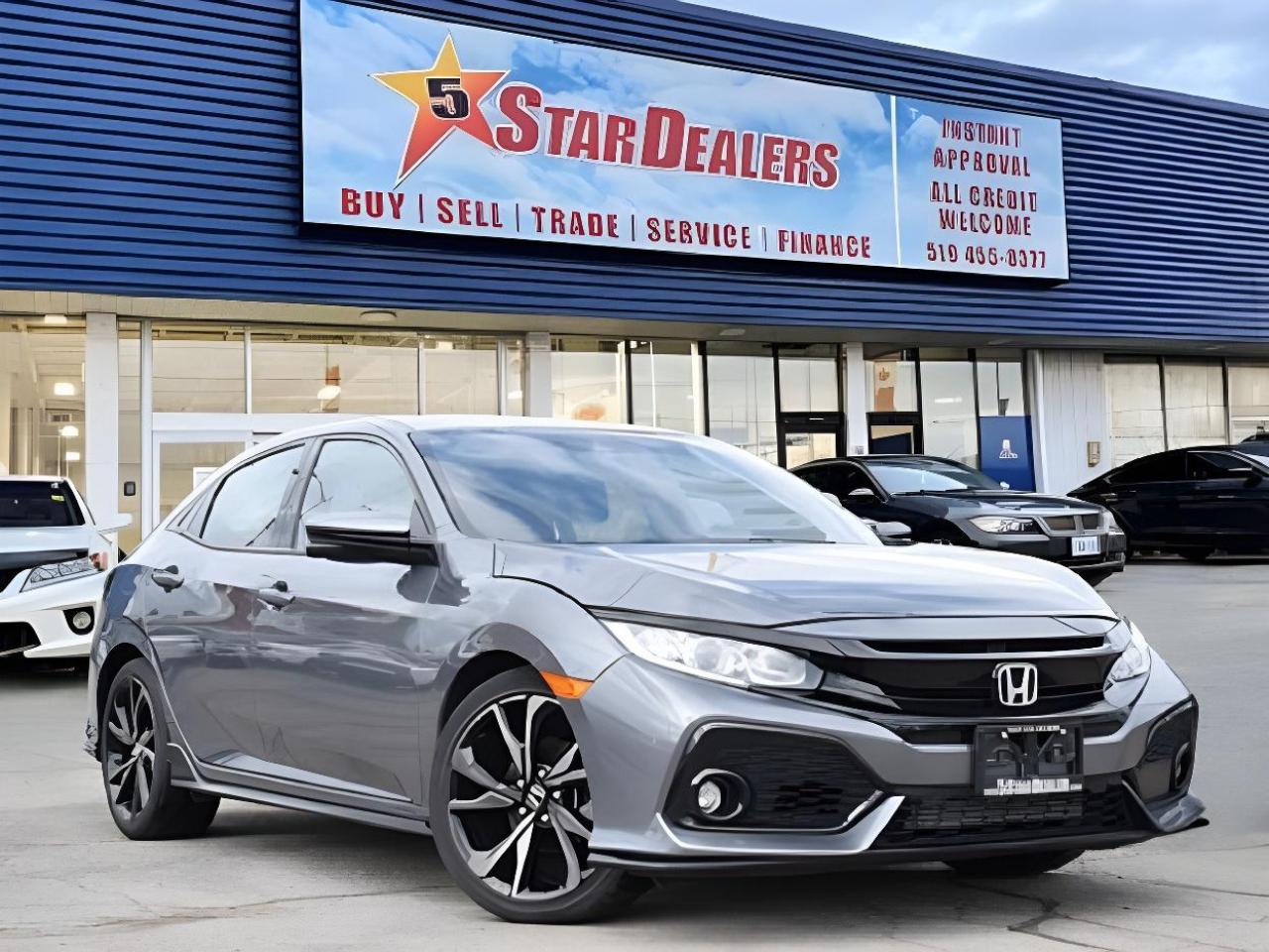 Used 2018 Honda Civic Hatchback Sport w-Honda Sensing  Roof LOW KM WE FINANCE ALL for sale in London, ON