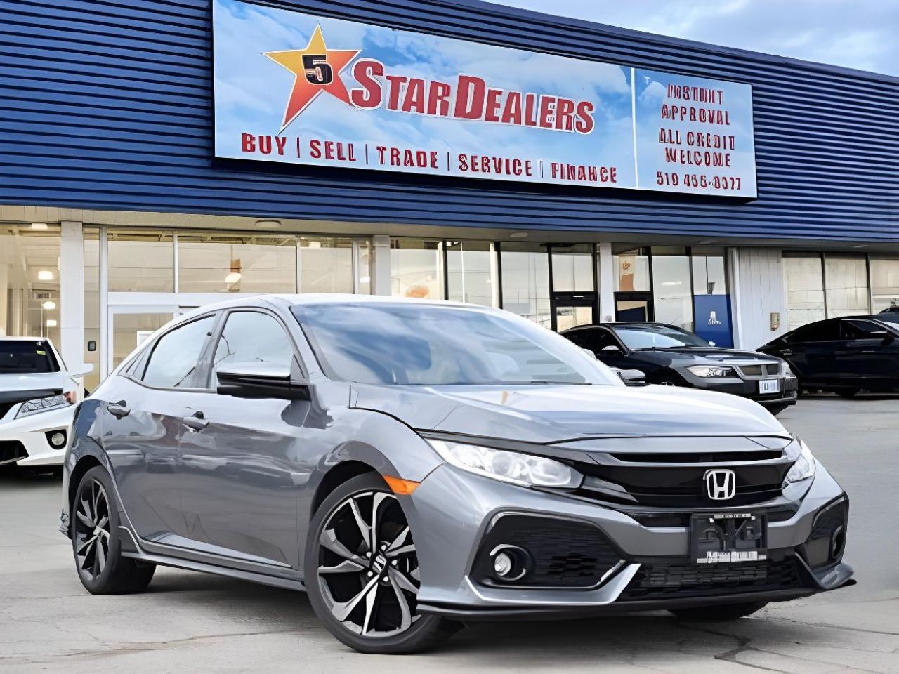 Used 2018 Honda Civic Hatchback Sport w-Honda Sensing  Roof LOW KM WE FINANCE ALL for sale in London, ON