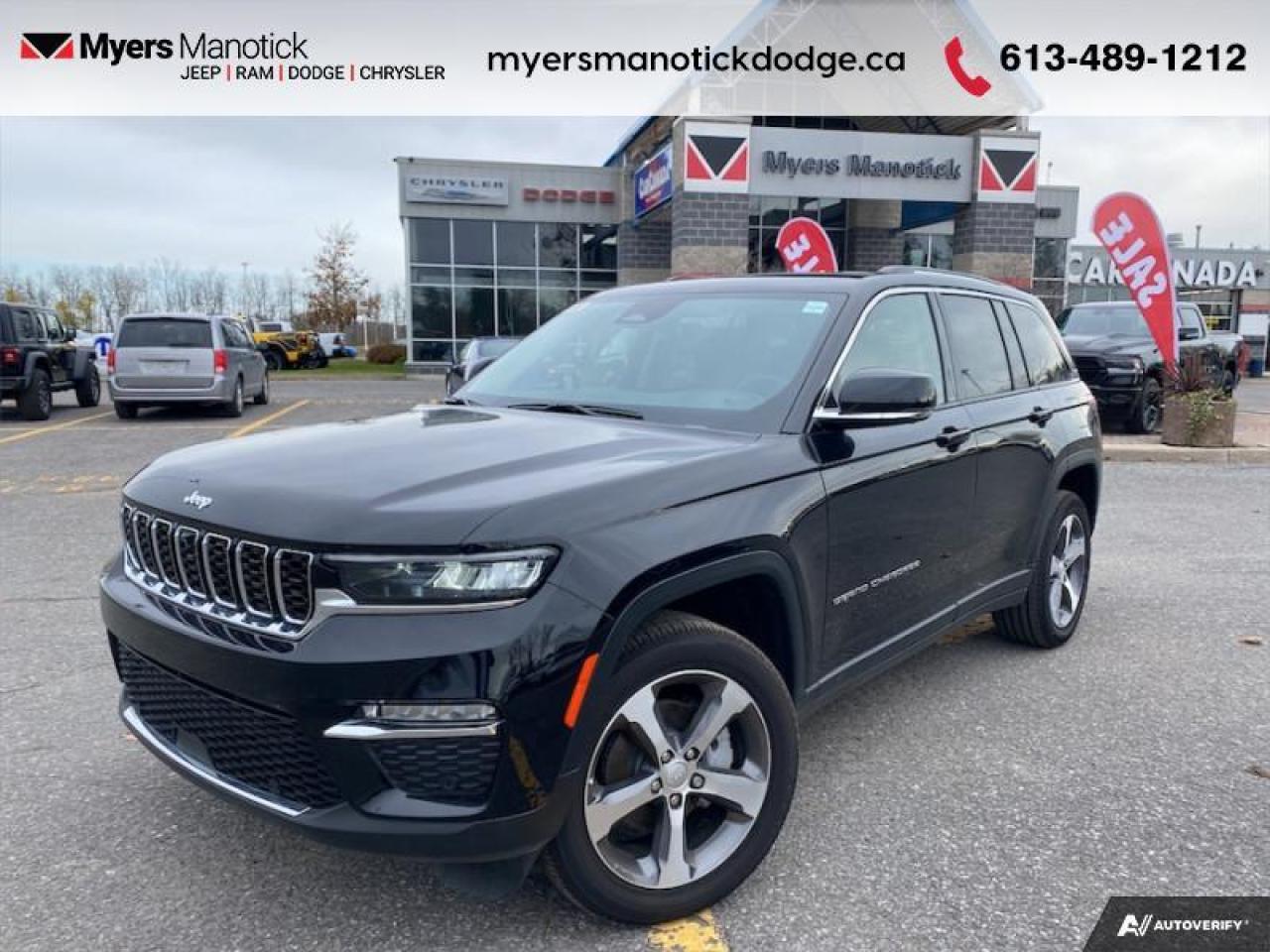 New 2023 Jeep Grand Cherokee Limited  - Leather Seats - $216.49 /Wk for sale in Ottawa, ON