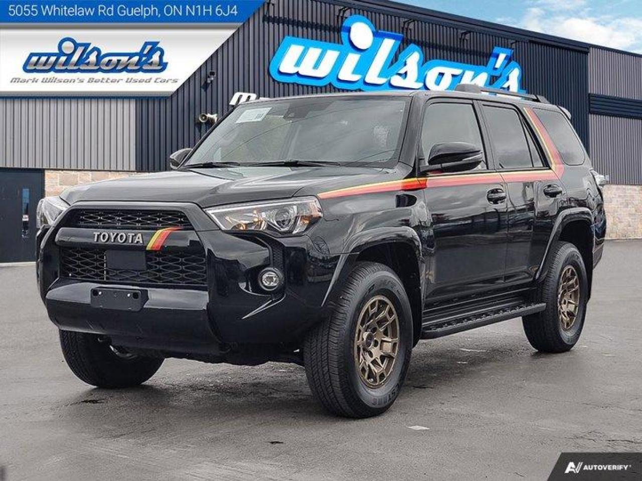 Used 2023 Toyota 4Runner 40th Anniversary Special Edition, Nav, Leather, Sunroof, Heritage Grille, Bronze TRD Wheels & More! for sale in Guelph, ON