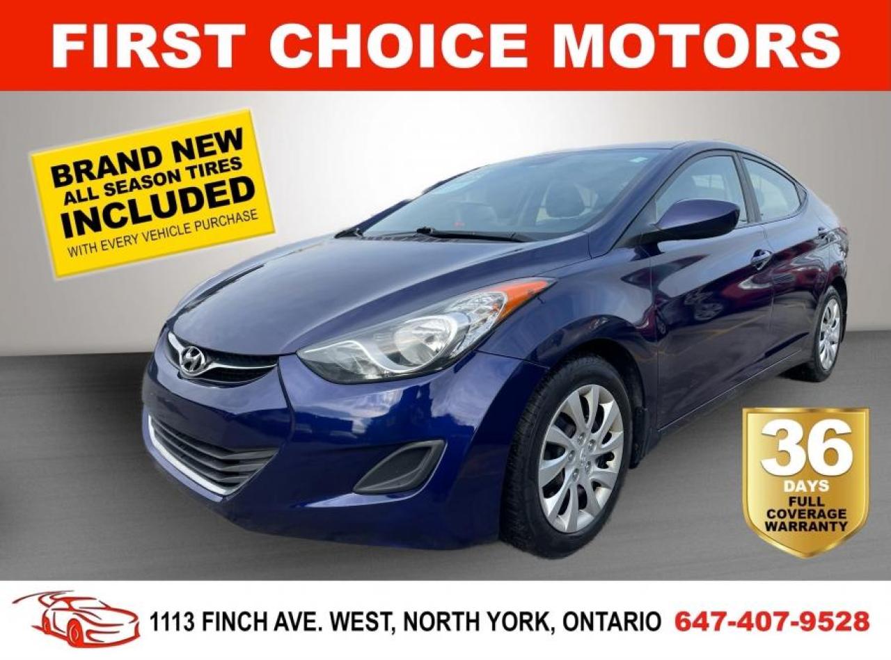 Used 2013 Hyundai Elantra GL ~AUTOMATIC, FULLY CERTIFIED WITH WARRANTY!!!~ for sale in North York, ON