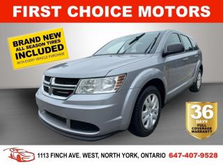 Welcome to First Choice Motors, the largest car dealership in Toronto of pre-owned cars, SUVs, and vans priced between $5000-$15,000. With an impressive inventory of over 300 vehicles in stock, we are dedicated to providing our customers with a vast selection of affordable and reliable options. <br><br>Were thrilled to offer a used 2015 Dodge Journey SE, grey color with 200,000km (STK#1234) This vehicle was $8490 NOW ON SALE FOR $6990. It is equipped with the following features:<br>- Automatic Transmission<br>- Power windows<br>- Power locks<br>- Power mirrors<br>- Air Conditioning<br><br>At First Choice Motors, we believe in providing quality vehicles that our customers can depend on. All our vehicles come with a 36-day FULL COVERAGE warranty. We also offer additional warranty options up to 5 years for our customers who want extra peace of mind.<br><br>Furthermore, all our vehicles are sold fully certified with brand new brakes rotors and pads, a fresh oil change, and brand new set of all-season tires installed & balanced. You can be confident that this car is in excellent condition and ready to hit the road.<br><br>At First Choice Motors, we believe that everyone deserves a chance to own a reliable and affordable vehicle. Thats why we offer financing options with low interest rates starting at 7.9% O.A.C. Were proud to approve all customers, including those with bad credit, no credit, students, and even 9 socials. Our finance team is dedicated to finding the best financing option for you and making the car buying process as smooth and stress-free as possible.<br><br>Our dealership is open 7 days a week to provide you with the best customer service possible. We carry the largest selection of used vehicles for sale under $9990 in all of Ontario. We stock over 300 cars, mostly Hyundai, Chevrolet, Mazda, Honda, Volkswagen, Toyota, Ford, Dodge, Kia, Mitsubishi, Acura, Lexus, and more. With our ongoing sale, you can find your dream car at a price you can afford. Come visit us today and experience why we are the best choice for your next used car purchase!<br><br>All prices exclude a $10 OMVIC fee, license plates & registration  and ONTARIO HST (13%)