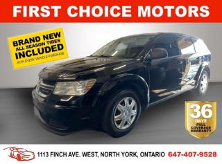 Welcome to First Choice Motors, the largest car dealership in Toronto of pre-owned cars, SUVs, and vans priced between $5000-$15,000. With an impressive inventory of over 300 vehicles in stock, we are dedicated to providing our customers with a vast selection of affordable and reliable options. <br><br>Were thrilled to offer a used 2016 Dodge Journey SE, black color with 185,000km (STK#6465) This vehicle was $11990 NOW ON SALE FOR $9990. It is equipped with the following features:<br>- Automatic Transmission<br>- Power windows<br>- Power locks<br>- Power mirrors<br>- Air Conditioning<br><br>At First Choice Motors, we believe in providing quality vehicles that our customers can depend on. All our vehicles come with a 36-day FULL COVERAGE warranty. We also offer additional warranty options up to 5 years for our customers who want extra peace of mind.<br><br>Furthermore, all our vehicles are sold fully certified with brand new brakes rotors and pads, a fresh oil change, and brand new set of all-season tires installed & balanced. You can be confident that this car is in excellent condition and ready to hit the road.<br><br>At First Choice Motors, we believe that everyone deserves a chance to own a reliable and affordable vehicle. Thats why we offer financing options with low interest rates starting at 7.9% O.A.C. Were proud to approve all customers, including those with bad credit, no credit, students, and even 9 socials. Our finance team is dedicated to finding the best financing option for you and making the car buying process as smooth and stress-free as possible.<br><br>Our dealership is open 7 days a week to provide you with the best customer service possible. We carry the largest selection of used vehicles for sale under $9990 in all of Ontario. We stock over 300 cars, mostly Hyundai, Chevrolet, Mazda, Honda, Volkswagen, Toyota, Ford, Dodge, Kia, Mitsubishi, Acura, Lexus, and more. With our ongoing sale, you can find your dream car at a price you can afford. Come visit us today and experience why we are the best choice for your next used car purchase!<br><br>All prices exclude a $10 OMVIC fee, license plates & registration  and ONTARIO HST (13%)