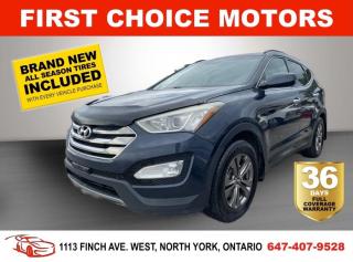 Welcome to First Choice Motors, the largest car dealership in Toronto of pre-owned cars, SUVs, and vans priced between $5000-$15,000. With an impressive inventory of over 300 vehicles in stock, we are dedicated to providing our customers with a vast selection of affordable and reliable options. <br><br>Were thrilled to offer a used 2013 Hyundai Santa Fe Sport PREMIUM, dark blue color with 192,000km (STK#6468) This vehicle was $11990 NOW ON SALE FOR $9990. It is equipped with the following features:<br>- Automatic Transmission<br>- Heated seats<br>- Bluetooth<br>- Reverse sensors<br>- Alloy wheels<br>- Power windows<br>- Power locks<br>- Power mirrors<br>- Air Conditioning<br><br>At First Choice Motors, we believe in providing quality vehicles that our customers can depend on. All our vehicles come with a 36-day FULL COVERAGE warranty. We also offer additional warranty options up to 5 years for our customers who want extra peace of mind.<br><br>Furthermore, all our vehicles are sold fully certified with brand new brakes rotors and pads, a fresh oil change, and brand new set of all-season tires installed & balanced. You can be confident that this car is in excellent condition and ready to hit the road.<br><br>At First Choice Motors, we believe that everyone deserves a chance to own a reliable and affordable vehicle. Thats why we offer financing options with low interest rates starting at 7.9% O.A.C. Were proud to approve all customers, including those with bad credit, no credit, students, and even 9 socials. Our finance team is dedicated to finding the best financing option for you and making the car buying process as smooth and stress-free as possible.<br><br>Our dealership is open 7 days a week to provide you with the best customer service possible. We carry the largest selection of used vehicles for sale under $9990 in all of Ontario. We stock over 300 cars, mostly Hyundai, Chevrolet, Mazda, Honda, Volkswagen, Toyota, Ford, Dodge, Kia, Mitsubishi, Acura, Lexus, and more. With our ongoing sale, you can find your dream car at a price you can afford. Come visit us today and experience why we are the best choice for your next used car purchase!<br><br>All prices exclude a $10 OMVIC fee, license plates & registration  and ONTARIO HST (13%)