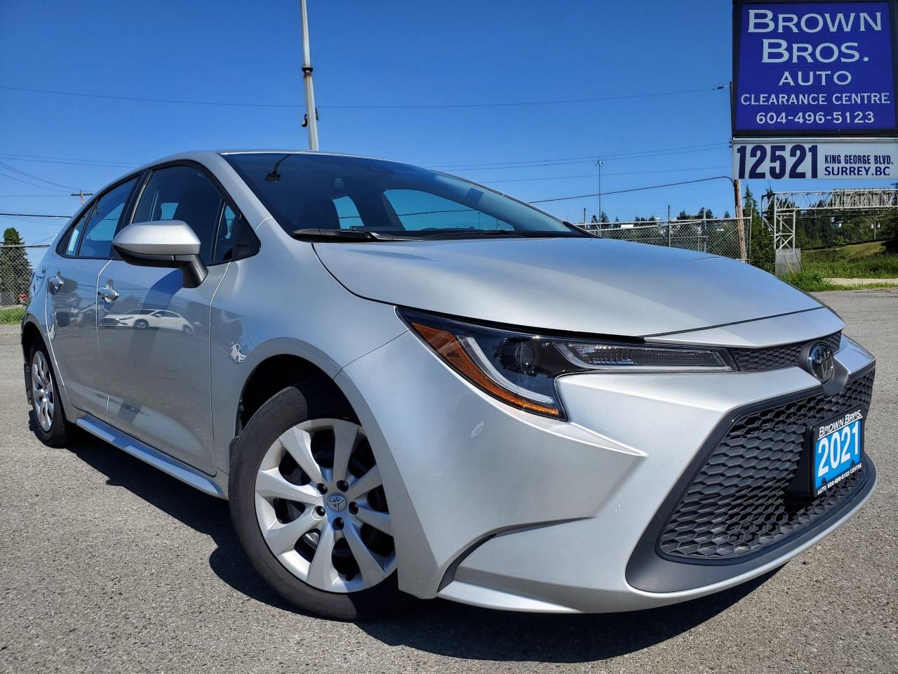 2021 Toyota Corolla LOCAL, 1 OWNER, LE