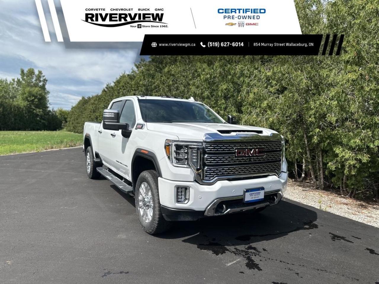 Used 2021 GMC Sierra 2500 HD Denali FULLY LOADED | MULTIPRO TAILGATE | GOOSENECK/5TH WHEEL PREP | SUNROOF | BED VIEW CAMERA for sale in Wallaceburg, ON