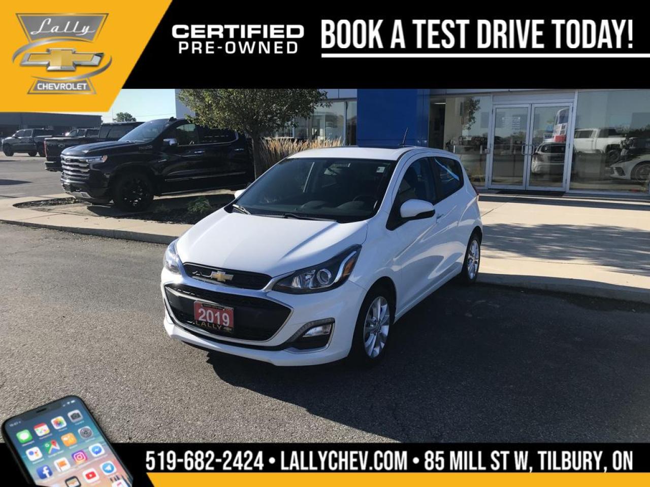 Used 2019 Chevrolet Spark 1LT CVT 1LT, FWD, HATCHBACK for sale in Tilbury, ON