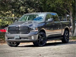 **Please note** An additional charge of $998 will be applied for Dealer-Installed Running Boards.  Our New 2023 RAM 1500 Classic Express Crew Cab 4X4 Night Edition is a terrific tool for taking care of business in Granite Crystal Metallic! Powered by a 5.7 Litre HEMI V8 serving up 395hp connected to an 8 Speed Automatic transmission thats eager for action. Heavy-duty shocks are also along for the ride, and this Four Wheel Drive truck sees approximately 11.2L/100km on the highway. Strong and stylish, our 1500 Classic stands out from the crowd with a mighty grille, quad halogen headlamps, running boards, fog lamps, heated power mirrors, a hitch receiver, bedliner, 17-inch alloy wheels, and handy step pads on the rear bumper.  Youre well prepared for work and more in our bold Express cabin. It keeps you feeling fresh behind the wheel with supportive seats, air conditioning, power accessories, cruise control, a 3.5-inch driver display, and Uconnect technology to handle your infotainment needs. The highlights include a 5-inch touchscreen, Bluetooth, voice recognition, and six-speaker audio. Confidence comes standard with this impressive interior!  RAM regards safety as a top priority, providing features like a backup camera, side-impact door beams, traction/stability control, tire-pressure monitoring, ABS, advanced airbags, and more. Buy our 1500 Classic Express today, and youll be on the path to better trucking tomorrow! Save this Page and Call for Availability. We Know You Will Enjoy Your Test Drive Towards Ownership!