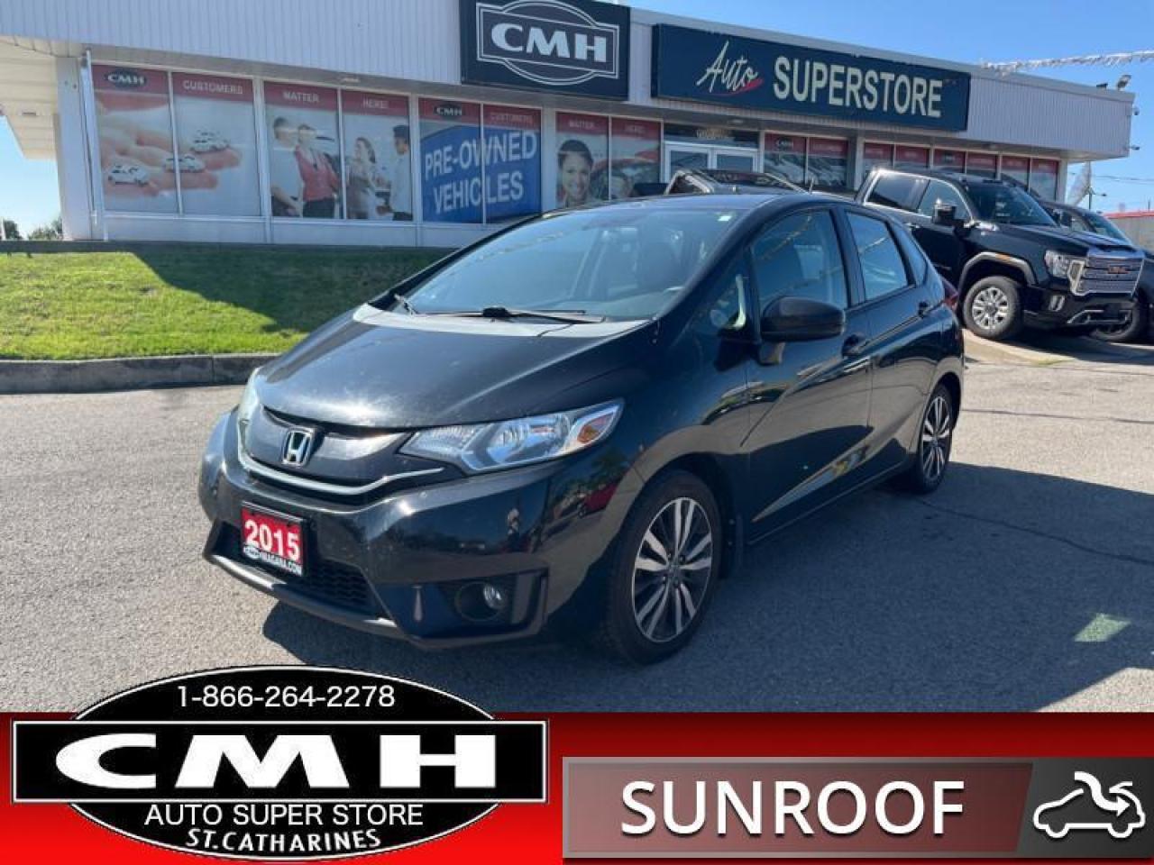 Used 2015 Honda Fit EX  CAM SUNROOF HTD-SEATS 16-AL for sale in St. Catharines, ON