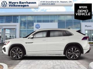 <b>Leather Seats!</b><br> <br> <br> <br>  Turn heads with this stylish 2024 Volkswagen Atlas Cross Sport, with an eye-catching exterior design and high-end technology features. <br> <br>This 2024 VW Atlas Cross Sport is a crossover SUV with a gently sloped roofline to form the distinct silhouette of a coupe, without taking a toll on practicality and driving dynamics. On the inside, trim pieces are crafted with premium materials and carefully put together to ensure rugged build quality. With loads of standard safety technology that inspires confidence, this 2024 Volkswagen Atlas Cross Sport is an excellent option for a versatile and capable family SUV with dazzling looks.<br> <br> This oryx white pearl effect SUV  has an automatic transmission and is powered by a  2.0L I4 16V GDI DOHC Turbo engine.<br> <br> Our Atlas Cross Sports trim level is Execline 2.0 TSI. This range topping Exceline trim rewards you with awesome standard features such as a 360-camera system, a panoramic sunroof, harman/kardon premium audio, integrated navigation, and leather seating upholstery. Also standard include a power liftgate for rear cargo access, heated and ventilated front seats, a heated steering wheel, remote engine start, adaptive cruise control, and a 12-inch infotainment system with Car-Net mobile hotspot internet access, Apple CarPlay and Android Auto. Safety features also include blind spot detection, lane keeping assist with lane departure warning, front and rear collision mitigation, park distance control, and autonomous emergency braking. This vehicle has been upgraded with the following features: Leather Seats.  This is a demonstrator vehicle driven by a member of our staff and has just 8995 kms.<br><br> <br>To apply right now for financing use this link : <a href=https://www.barrhavenvw.ca/en/form/new/financing-request-step-1/44 target=_blank>https://www.barrhavenvw.ca/en/form/new/financing-request-step-1/44</a><br><br> <br/>    5.99% financing for 84 months. <br> Buy this vehicle now for the lowest bi-weekly payment of <b>$436.23</b> with $0 down for 84 months @ 5.99% APR O.A.C. ( Plus applicable taxes -  $840 Documentation fee. Cash purchase selling price includes: Tire Stewardship ($20.00), OMVIC Fee ($12.50). (HST) are extra. </br>(HST), licence, insurance & registration not included </br>    ).  Incentives expire 2024-05-31.  See dealer for details. <br> <br> <br>LEASING:<br><br>Estimated Lease Payment: $381 bi-weekly <br>Payment based on 5.49% lease financing for 60 months with $0 down payment on approved credit. Total obligation $49,554. Mileage allowance of 16,000 KM/year. Offer expires 2024-05-31.<br><br><br>We are your premier Volkswagen dealership in the region. If youre looking for a new Volkswagen or a car, check out Barrhaven Volkswagens new, pre-owned, and certified pre-owned Volkswagen inventories. We have the complete lineup of new Volkswagen vehicles in stock like the GTI, Golf R, Jetta, Tiguan, Atlas Cross Sport, Volkswagen ID.4 electric vehicle, and Atlas. If you cant find the Volkswagen model youre looking for in the colour that you want, feel free to contact us and well be happy to find it for you. If youre in the market for pre-owned cars, make sure you check out our inventory. If you see a car that you like, contact 844-914-4805 to schedule a test drive.<br> Come by and check out our fleet of 30+ used cars and trucks and 90+ new cars and trucks for sale in Nepean.  o~o
