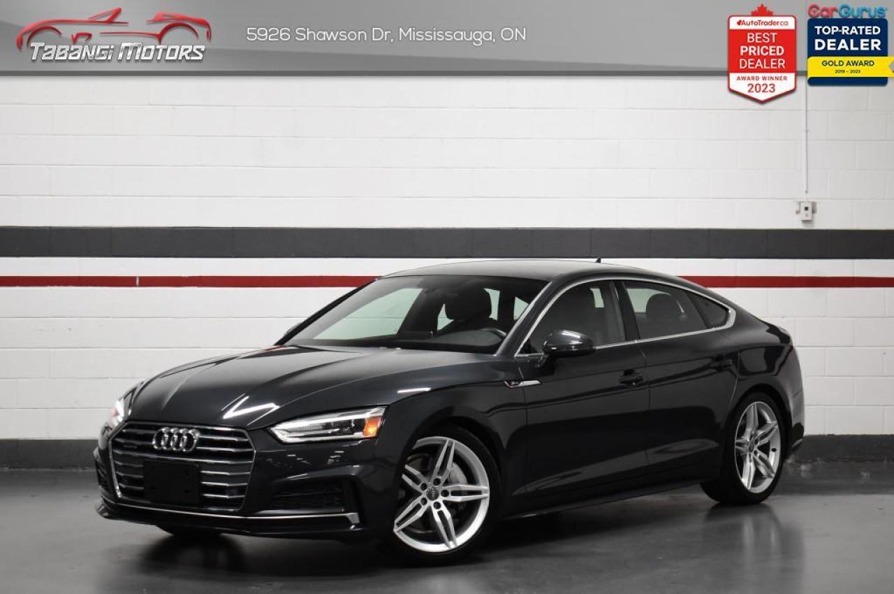 Used 2019 Audi A5 Sportback Progressiv   S-Line No Accident Sunroof Navigation Carplay for sale in Mississauga, ON