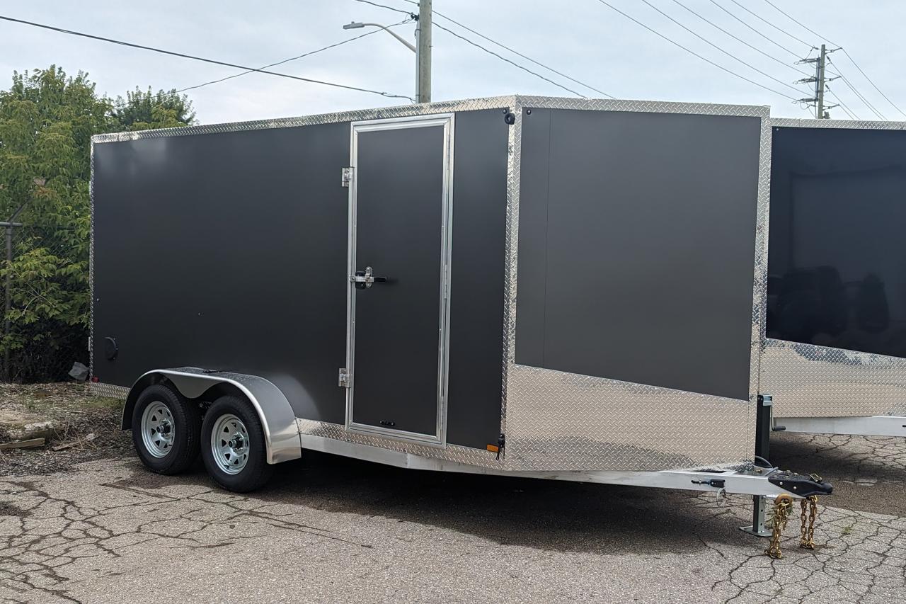2024 Canadian Trailer Company 7x14 V Nose Cargo Trailer Aluminum Cargo Trailer Photo6