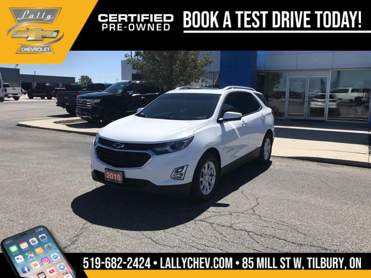 Used 2019 Chevrolet Equinox SUNROOF , 1LT, NAV !!! for sale in Tilbury, ON