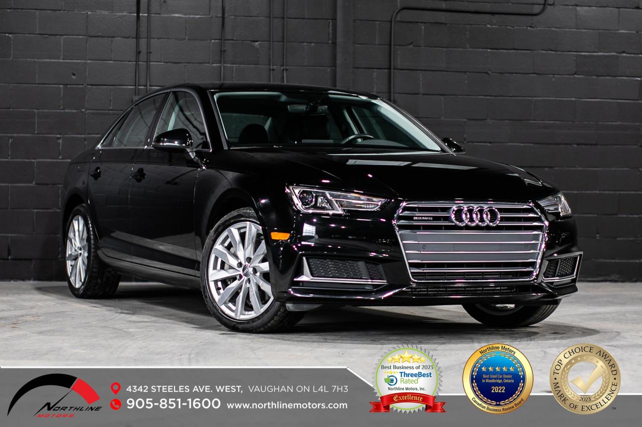 Used 2019 Audi A4 Komfort/ SUNROOF/ CAM/ PARK AID/ KEYLESS for sale in Vaughan, ON