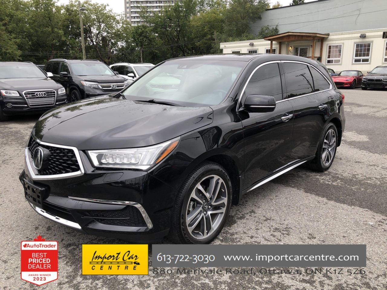 Used 2018 Acura MDX Technology Package LEATHER  ROOF  NAVI  REAR DVD for sale in Ottawa, ON