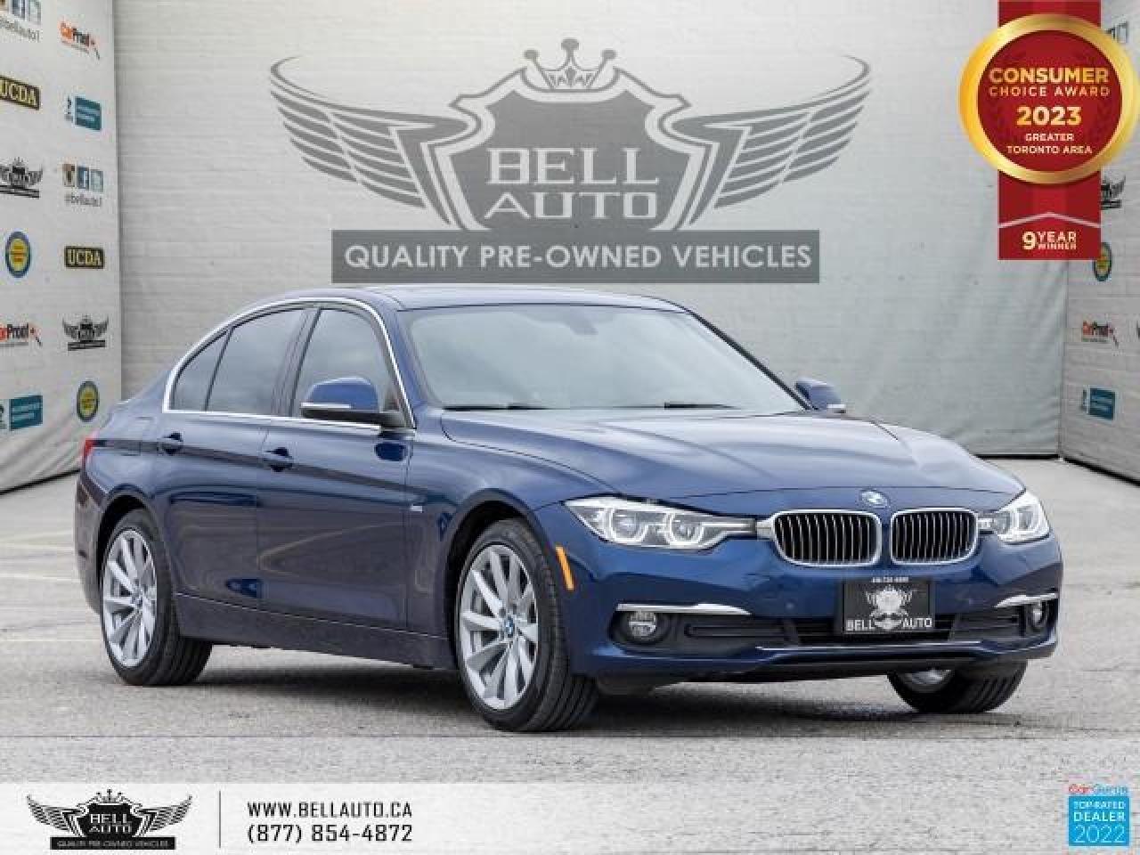 2016 BMW 3 Series 328d xDrive, Navi, Sunroof, BackUpCam, Sensors, WoodTrim, NoAccident Photo1