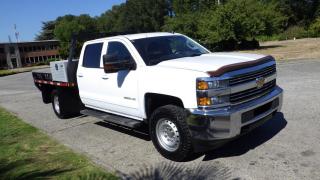 Used 2015 Chevrolet Silverado 3500HD Crew Cab Flat Deck 4WD for sale in Burnaby, BC