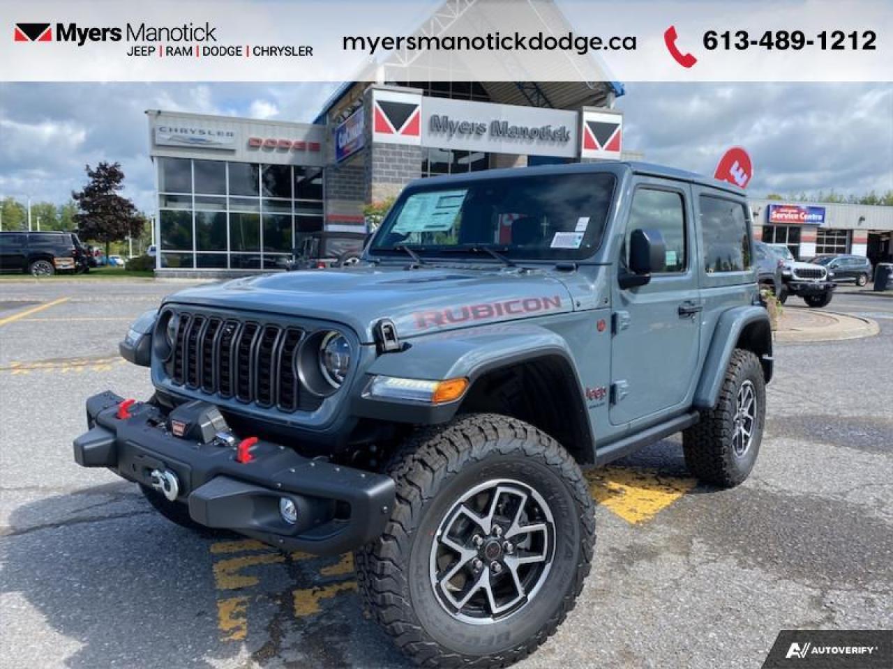 New 2024 Jeep Wrangler Rubicon X  V6 - $261.82 /Wk for sale in Ottawa, ON