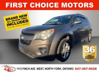 Welcome to First Choice Motors, the largest car dealership in Toronto of pre-owned cars, SUVs, and vans priced between $5000-$15,000. With an impressive inventory of over 300 vehicles in stock, we are dedicated to providing our customers with a vast selection of affordable and reliable options. <br><br>Were thrilled to offer a used 2010 Chevrolet Equinox LT, grey color with 191,000km (STK#6472) This vehicle was $6990 NOW ON SALE FOR $5990. It is equipped with the following features:<br>- Automatic Transmission<br>- Leather Seats<br>- Sunroof<br>- Heated seats<br>- Bluetooth<br>- Reverse camera<br>- Alloy wheels<br>- Power windows<br>- Power locks<br>- Power mirrors<br>- Air Conditioning<br><br>At First Choice Motors, we believe in providing quality vehicles that our customers can depend on. All our vehicles come with a 36-day FULL COVERAGE warranty. We also offer additional warranty options up to 5 years for our customers who want extra peace of mind.<br><br>Furthermore, all our vehicles are sold fully certified with brand new brakes rotors and pads, a fresh oil change, and brand new set of all-season tires installed & balanced. You can be confident that this car is in excellent condition and ready to hit the road.<br><br>At First Choice Motors, we believe that everyone deserves a chance to own a reliable and affordable vehicle. Thats why we offer financing options with low interest rates starting at 7.9% O.A.C. Were proud to approve all customers, including those with bad credit, no credit, students, and even 9 socials. Our finance team is dedicated to finding the best financing option for you and making the car buying process as smooth and stress-free as possible.<br><br>Our dealership is open 7 days a week to provide you with the best customer service possible. We carry the largest selection of used vehicles for sale under $9990 in all of Ontario. We stock over 300 cars, mostly Hyundai, Chevrolet, Mazda, Honda, Volkswagen, Toyota, Ford, Dodge, Kia, Mitsubishi, Acura, Lexus, and more. With our ongoing sale, you can find your dream car at a price you can afford. Come visit us today and experience why we are the best choice for your next used car purchase!<br><br>All prices exclude a $10 OMVIC fee, license plates & registration  and ONTARIO HST (13%)