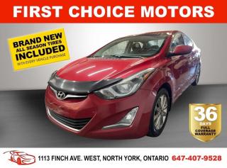 Used 2016 Hyundai Elantra SPORT ~AUTOMATIC, FULLY CERTIFIED WITH WARRANTY!!! for sale in North York, ON